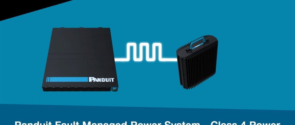 Panduit Fault Managed Power System Gen 2 con trasmettitore e ricevitore per alimentazione Classe 4