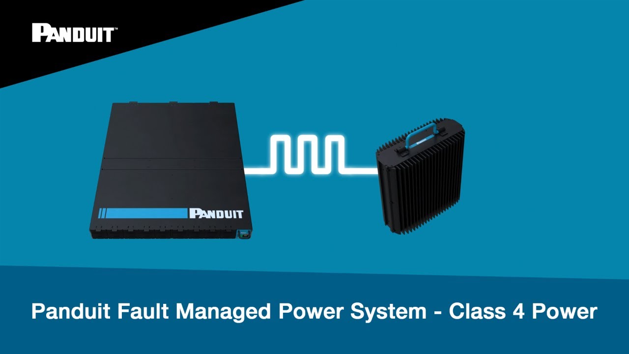 Panduit Fault Managed Power System Gen 2 con trasmettitore e ricevitore per alimentazione Classe 4